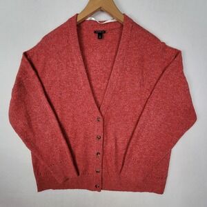 TORRID RED V NECK BUTTON FRONT KNIT CARDIGAN SWEATER WOMENS PLUS SIZE 2 2X